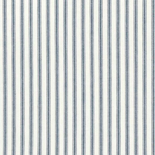 Denim Blue Woven Ticking